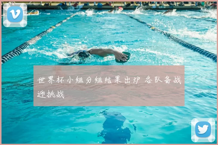 世界杯小组分组结果出炉 各队备战迎挑战