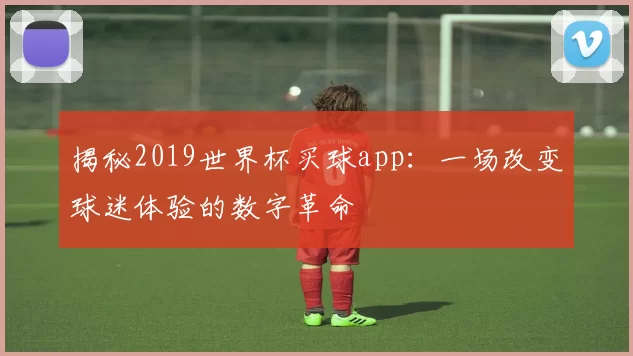 揭秘2019世界杯买球app:一场改变球迷体验的数字革命